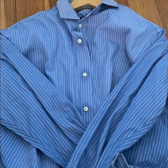 Blue Ralph Lauren button down shirt - Picture 3 of 5